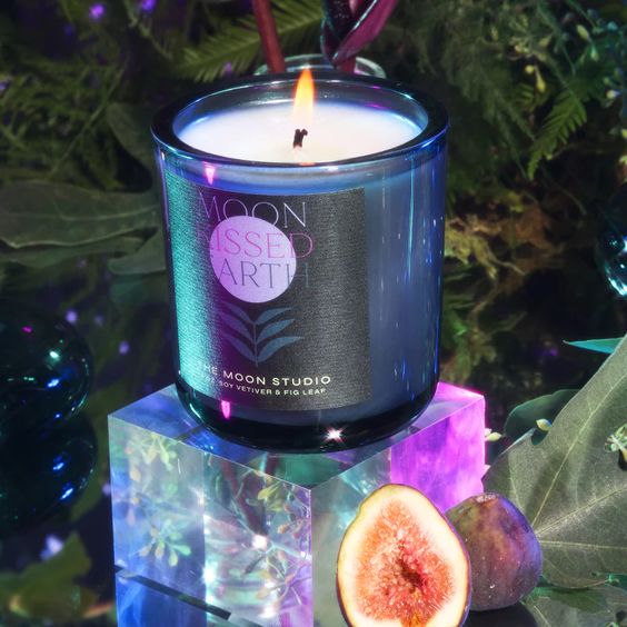 Moon Kissed Earth Candle