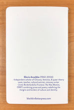Gloria Anzaldúa letterpress journal