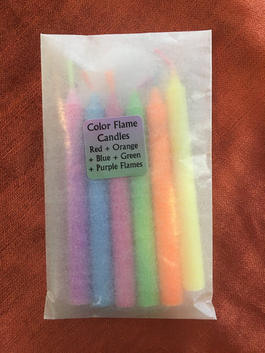 Color Flame candles